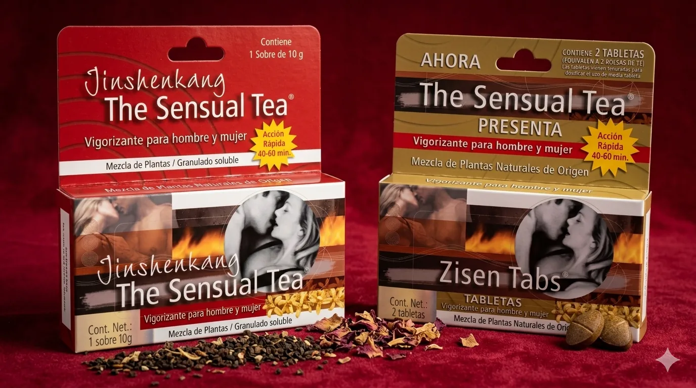 The Sensual Tea Granulado y Zisen Tabs Comprimidos